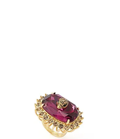 Kurt Geiger London Signature Eagle Resin Gemstone Cocktail Ring by Kurt Geiger