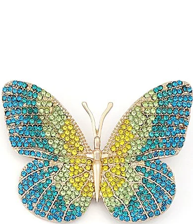 Betseys Pavé Butterfly Brooch