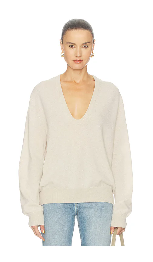 Cashmere Scoop Sweater