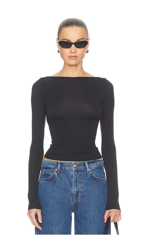 Open-Back Long Sleeve Tee