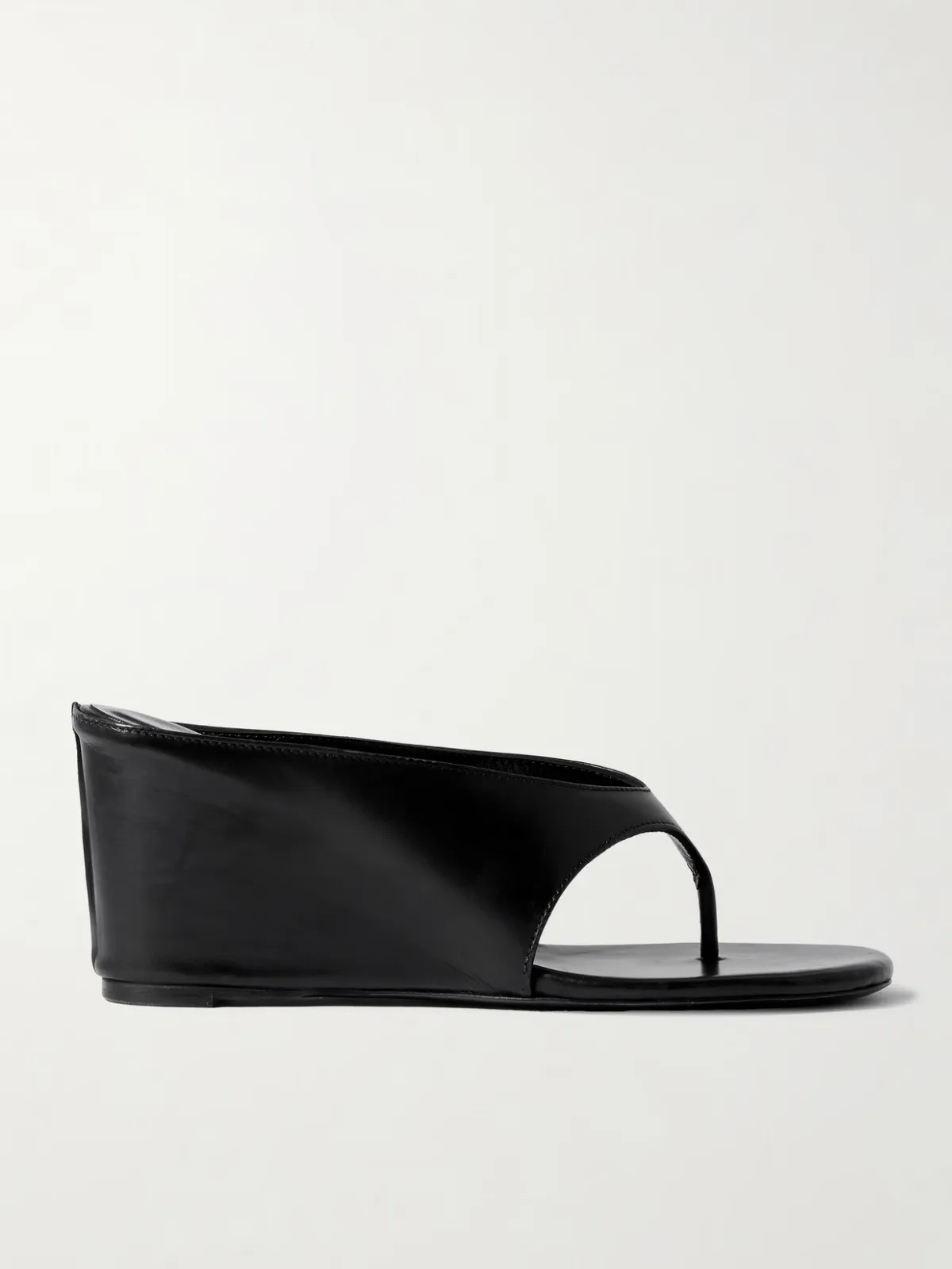 - Yaga Leather Wedge Sandals -