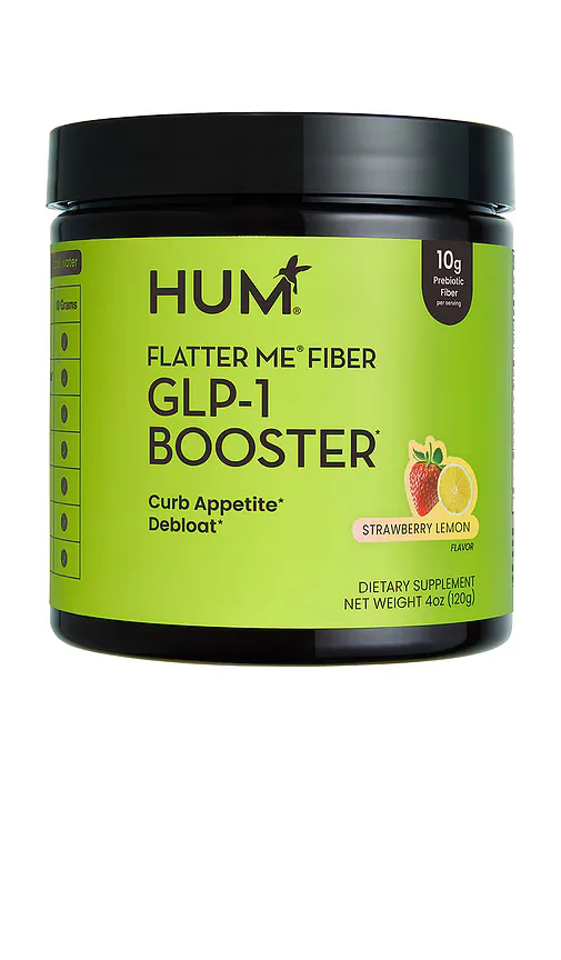 Flatter Me Fiber GLP-1 Booster in Strawberry Lemon by Hum Nutrition