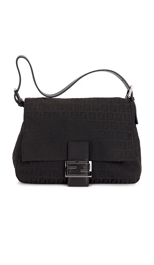 Fendi Zucchino Mama Baguette Shoulder Bag by Fwrd Renew
