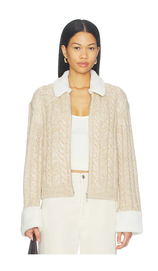 Ayedan Zip Up Knit Jacket