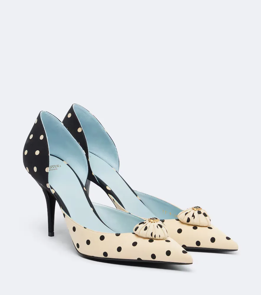 Cur Royal Polka-Dot Pumps by Valentino Garavani