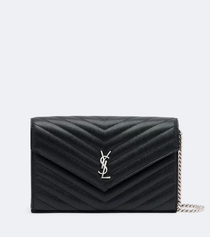 Cassandre Envelope Leather Wallet on Chain