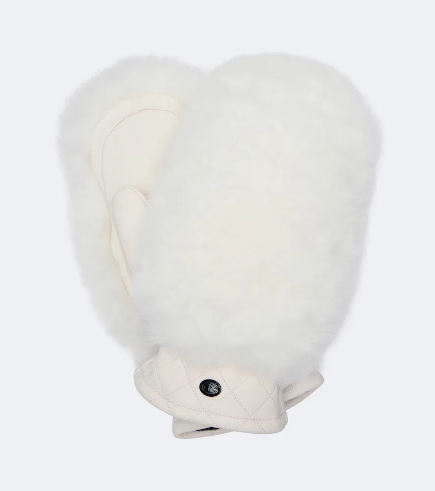 Hill Leather Mittens by Goldbergh
