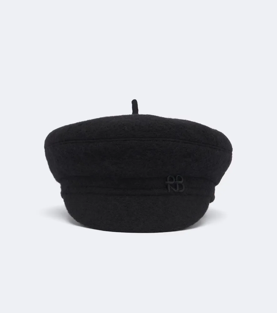Wool-Blend Felt Beret by Ruslan Baginskiy