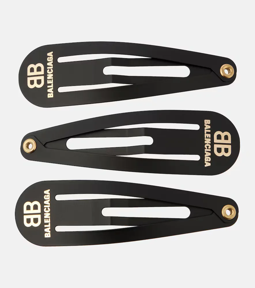 Holli BB Set of 3 Hair Clips by Balenciaga