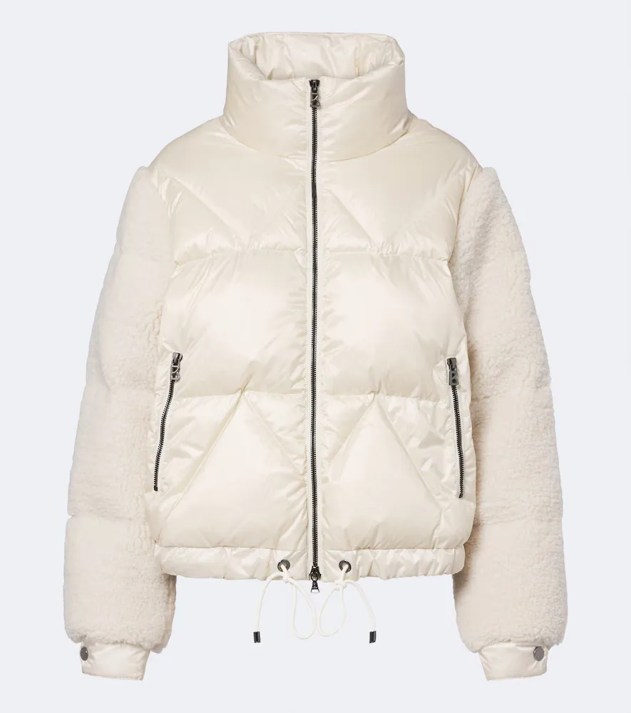Queeny Terry-Trimmed Down Jacket