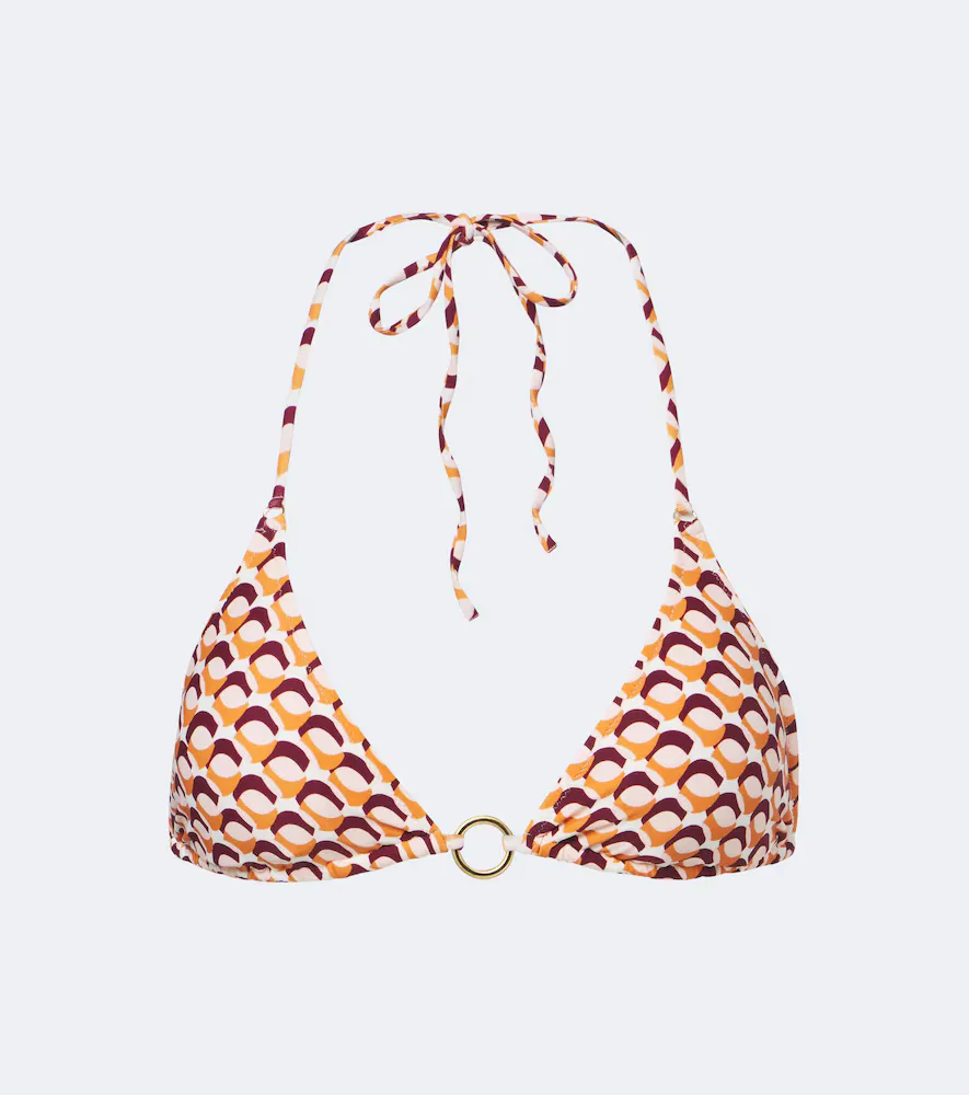 Venice Printed Bikini Top