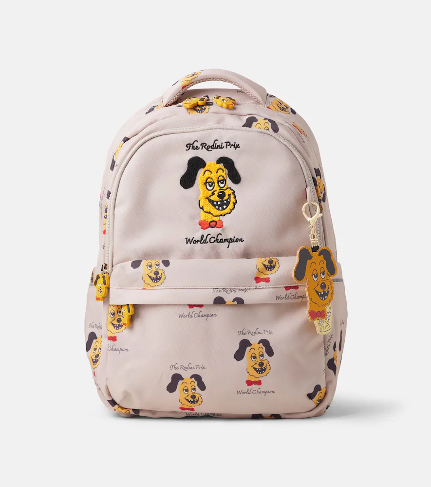 Embroidered Backpack by Mini Rodini