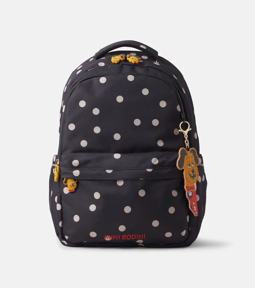 Polka-Dot Backpack by Mini Rodini