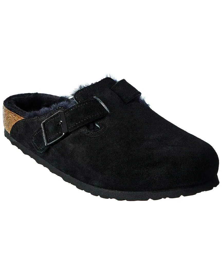 Boston Vl/Fell Suede Clog by Birkenstock