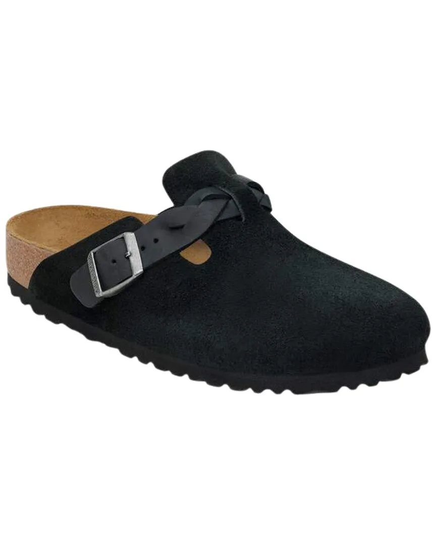 Boston Braided Suede Sandal by Birkenstock