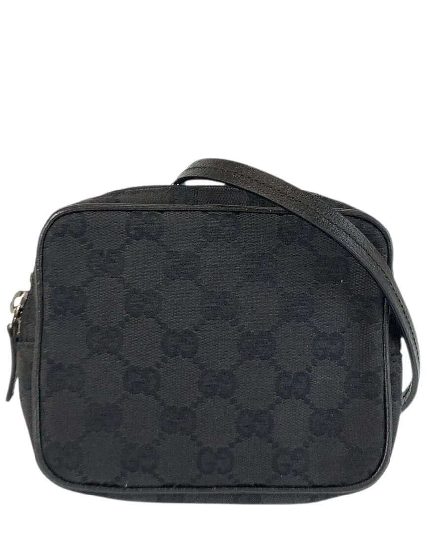 Black Gg Shoulder Bag (authentic Pre-Loved) by Gucci