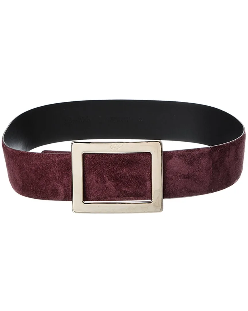 Suede Belt by Roger Vivier