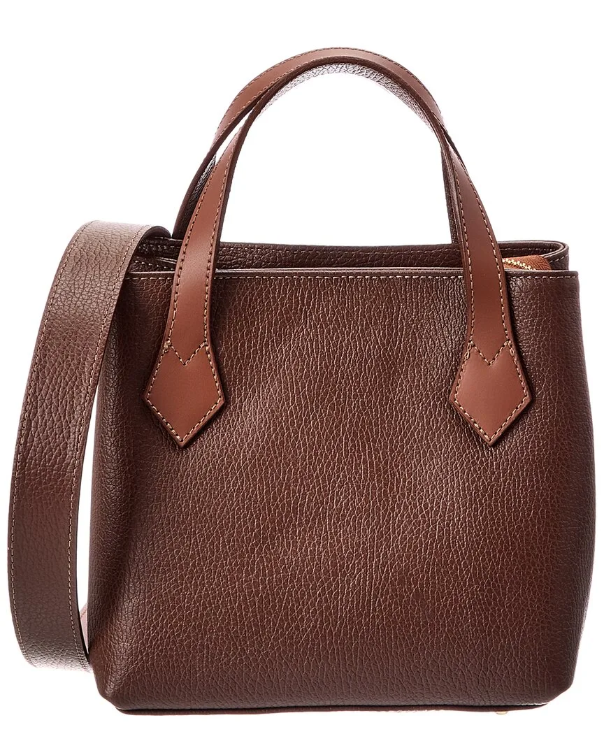 Italian Leather Top Handle Tote