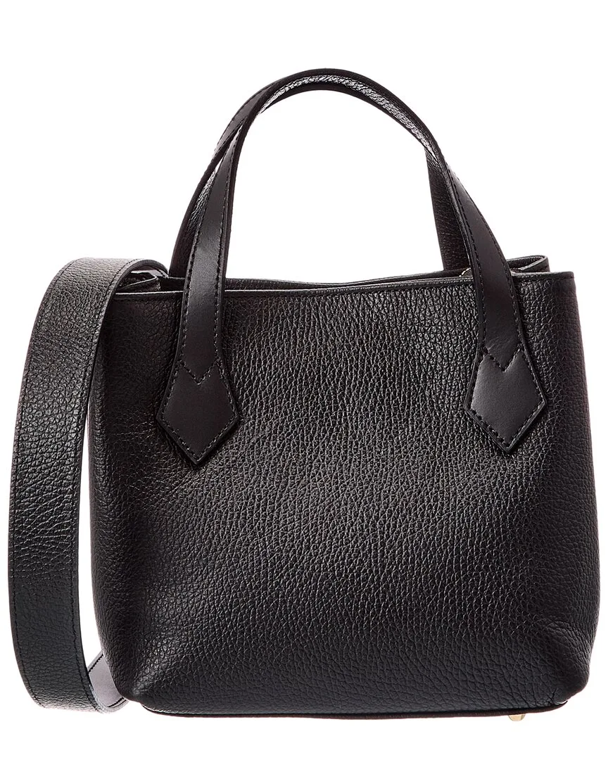 Italian Leather Top Handle Tote