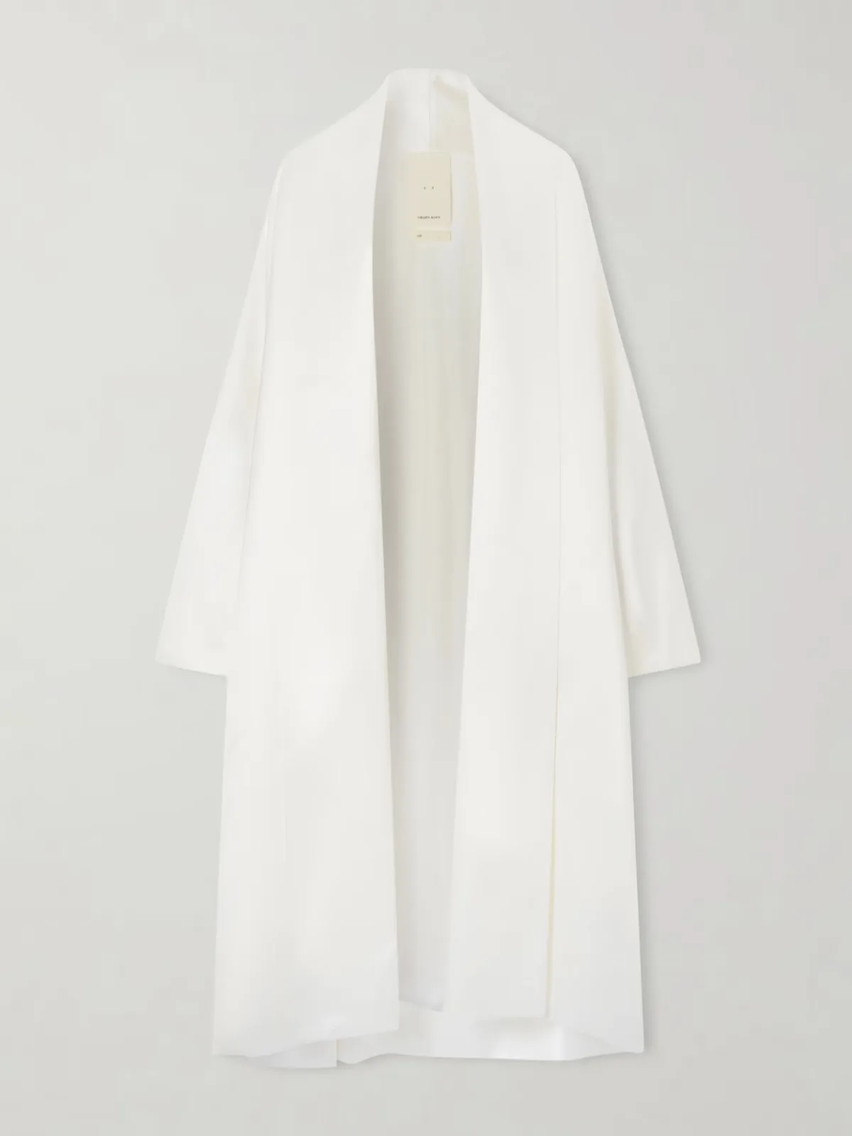 - Silk Duchesse-satin Coat -