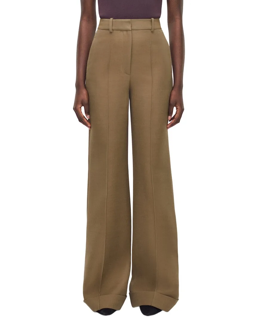 Deeda Wool & Silk-Blend Pant