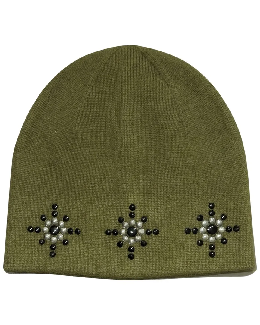 Rustic Stud Beanie by Nicole Miller