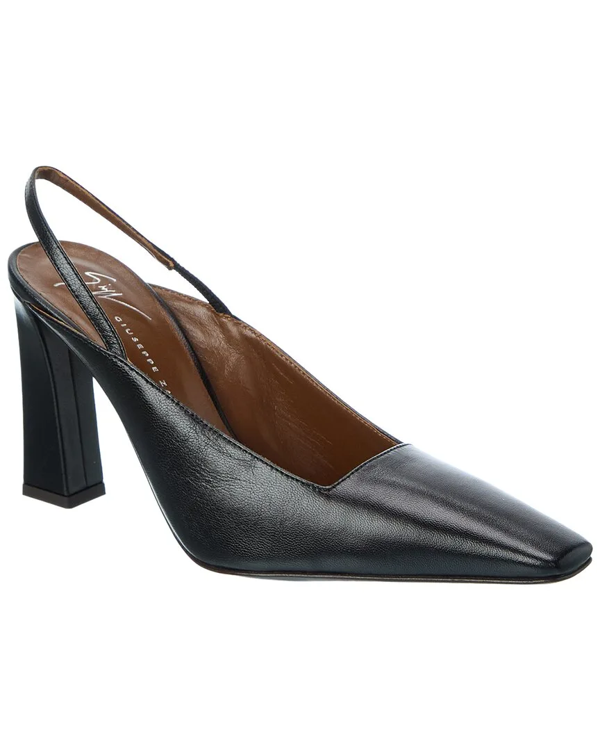 Brenda 90 Leather Slingback Pump by Giuseppe Zanotti