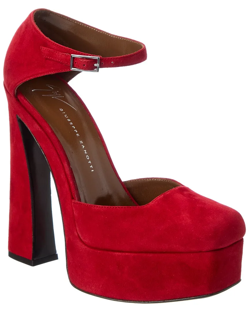 Caso 100 Suede Platform Pump by Giuseppe Zanotti