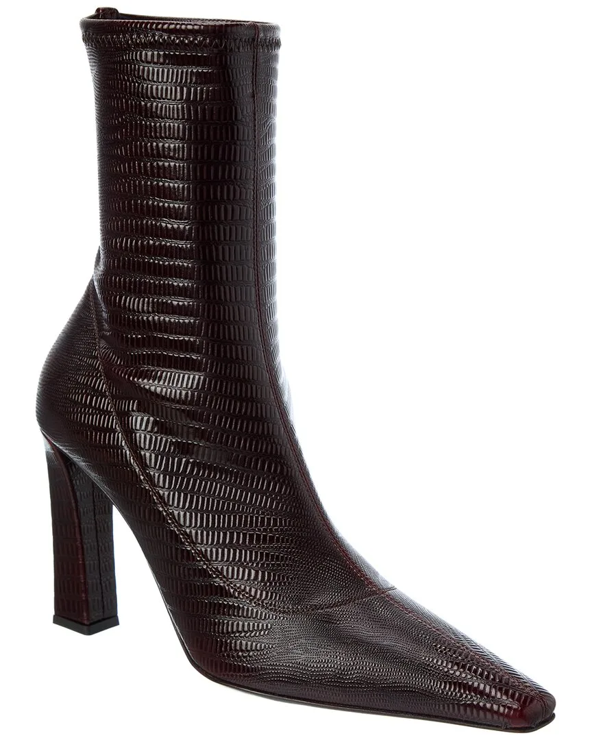 Brenda 90 Embossed Leather Boot by Giuseppe Zanotti