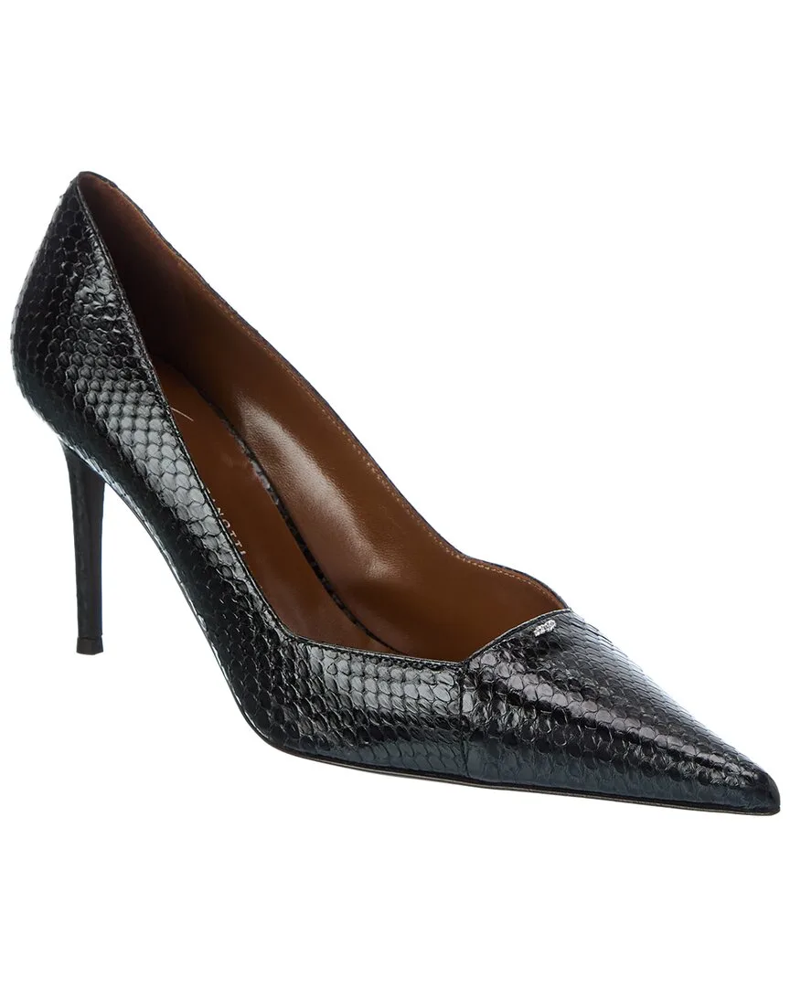Raquel 85 Snake-Embossed Leather Pump by Giuseppe Zanotti