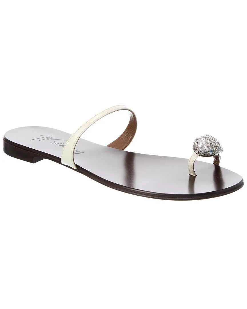 Ganass Leather Sandal by Giuseppe Zanotti