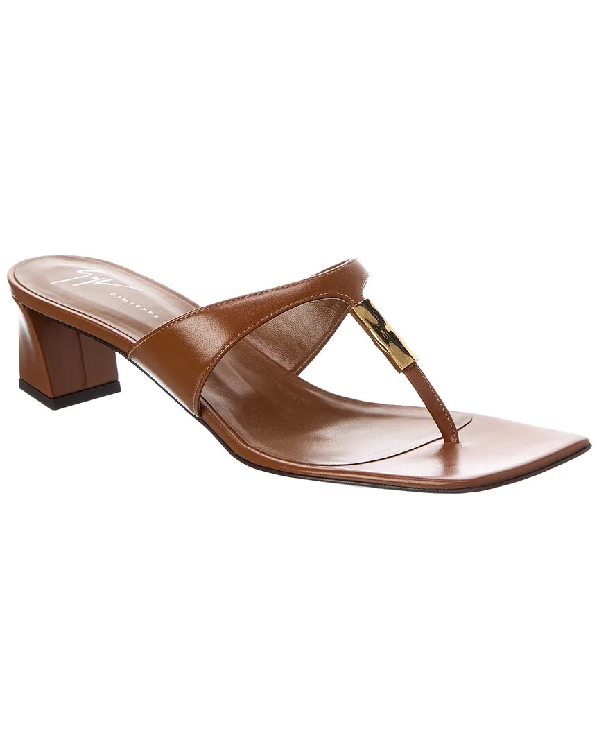Kelly 45 Leather Sandal by Giuseppe Zanotti
