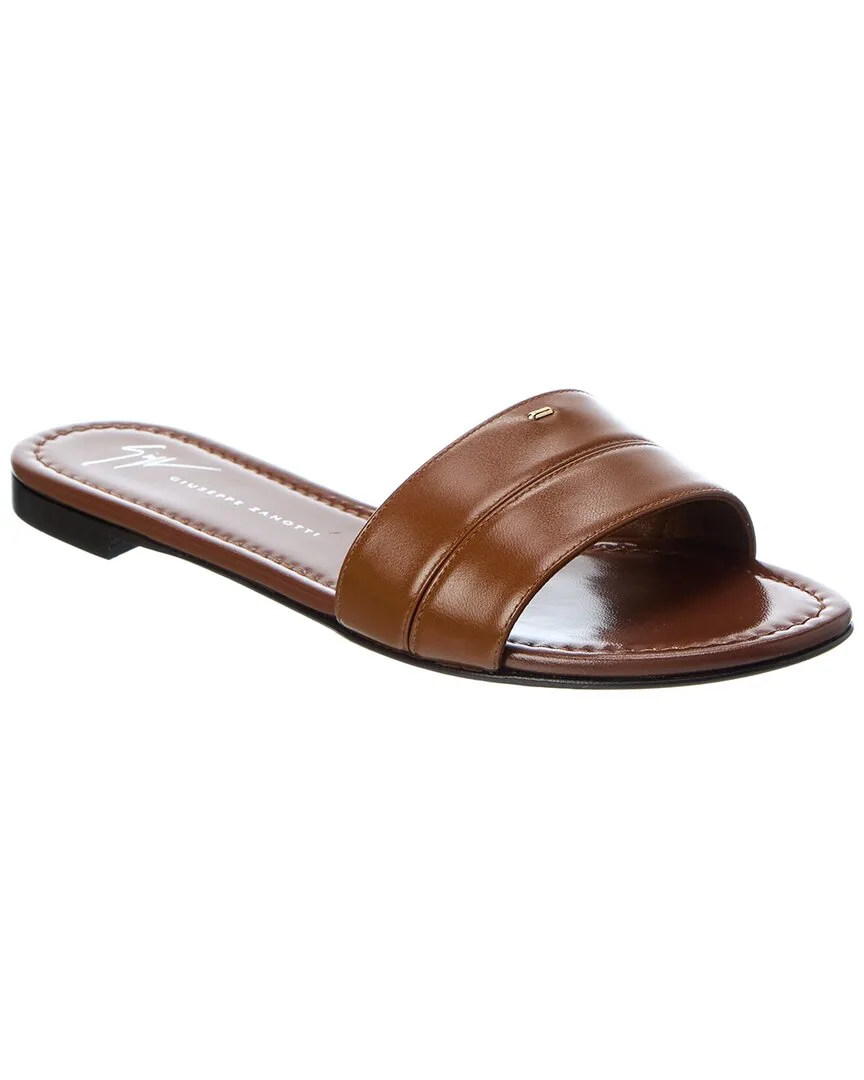 Baddy Leather Sandal by Giuseppe Zanotti