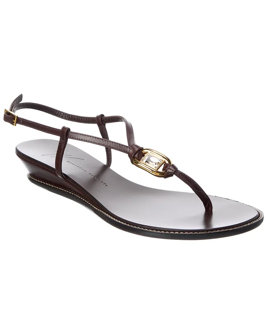 Amelia Leather Sandal by Giuseppe Zanotti