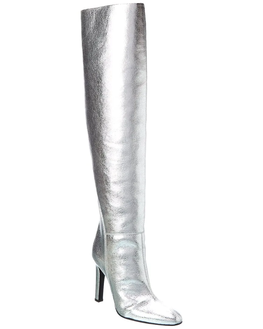 Hattie Leather Knee-Boot by Giuseppe Zanotti