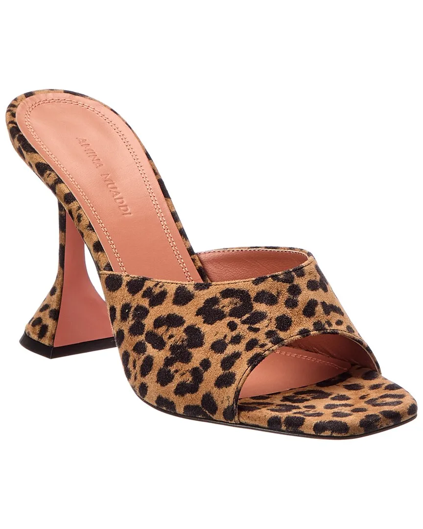 Lupita Suede Sandal by Amina Muaddi