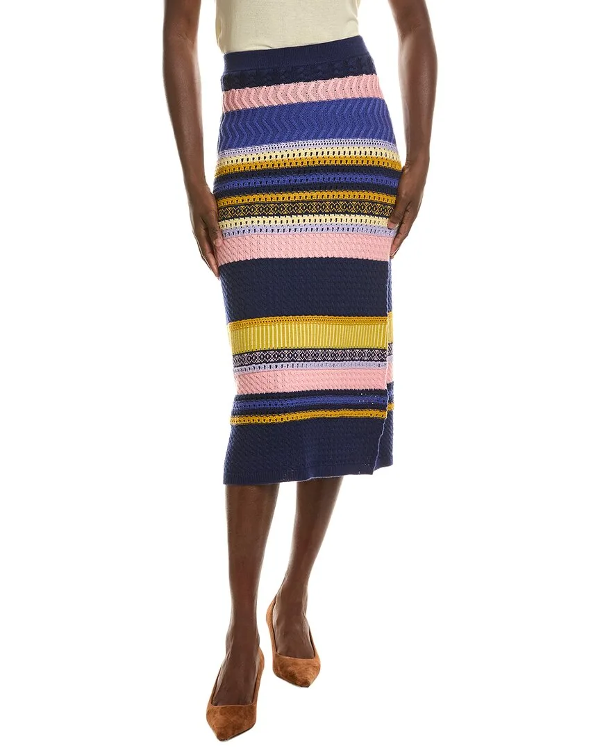 Georgia Wool-Blend Skirt