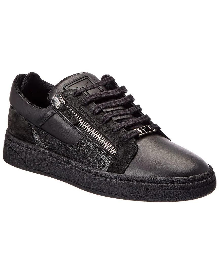Gz/94 Leather & Suede Sneaker by Giuseppe Zanotti