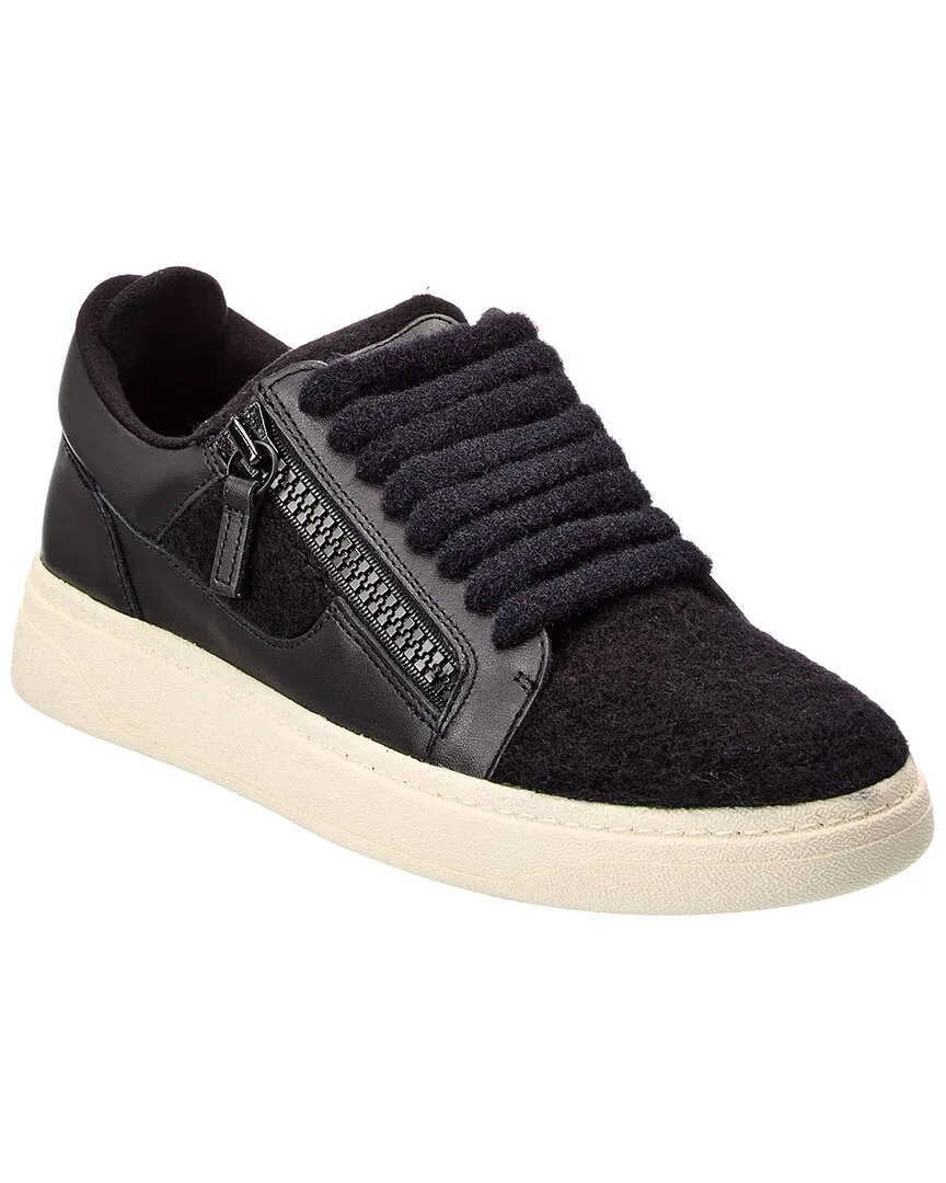 Gz/94 Wool & Leather Sneaker by Giuseppe Zanotti
