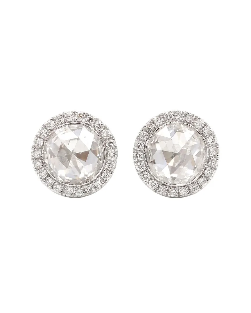 14K 3.86 ct. tw. Lab-Grown Diamond Stud Earrings by Elan Jewels