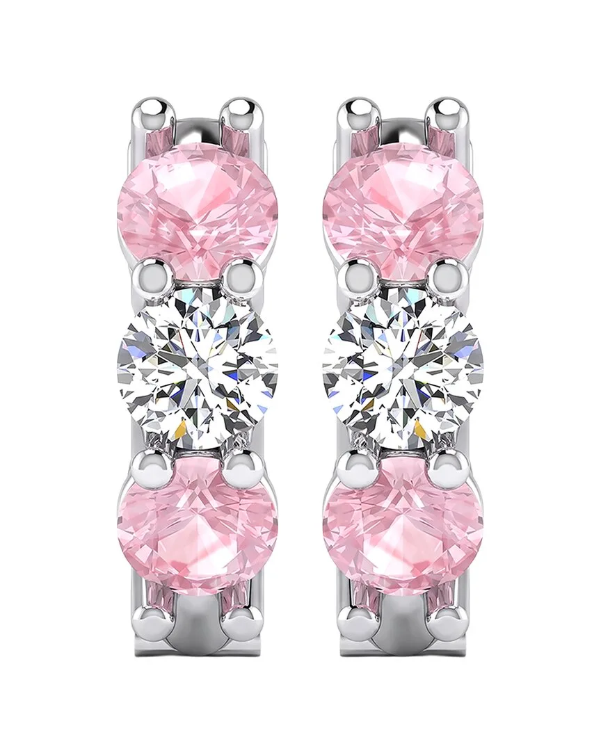 14K 0.75 ct. tw. Lab-Grown Diamond Huggies Earrings by Elan Jewels