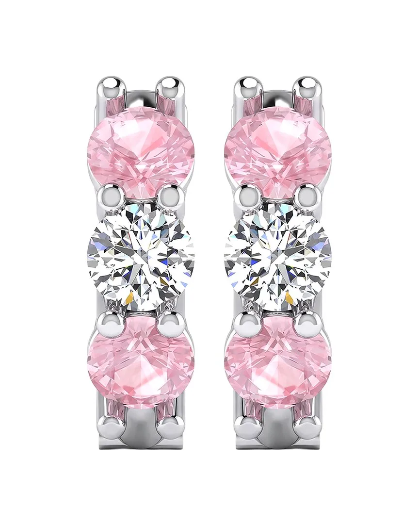 14K 1.13 ct. tw. Lab-Grown Diamond Huggies Earrings by Elan Jewels