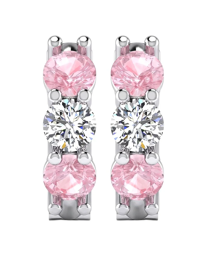 14K 1.31 ct. tw. Lab-Grown Diamond Huggies Earrings by Elan Jewels