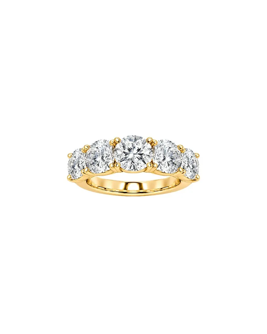14K 1.74 ct. tw. Lab-Grown Diamond Halfway Band Ring