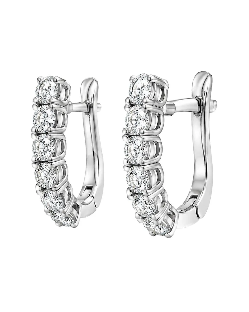 14K 1.30 ct. tw. Lab-Grown Diamond Huggie Earrings