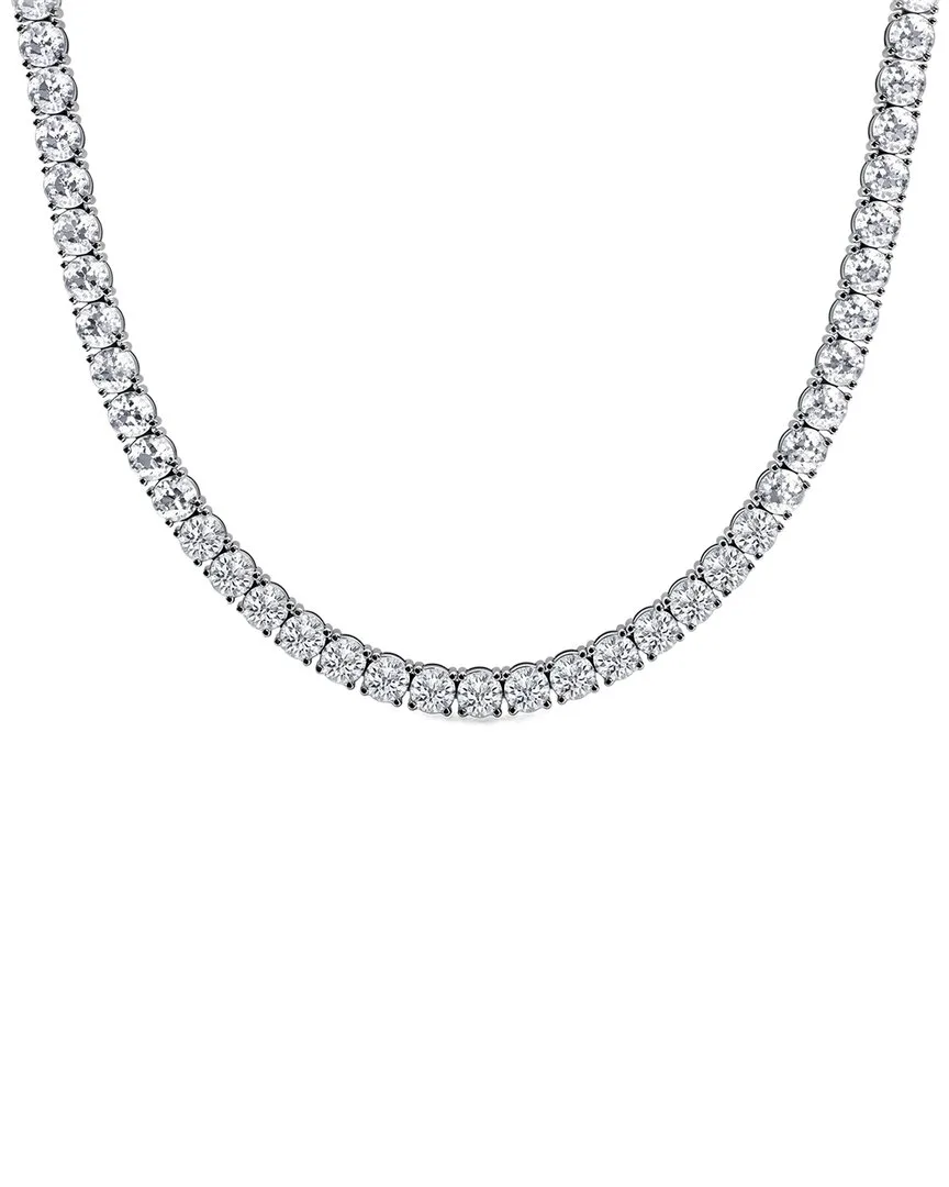 14K 13.00 ct. tw. Lab-Grown Diamond Tennis Necklace by Elan Jewels