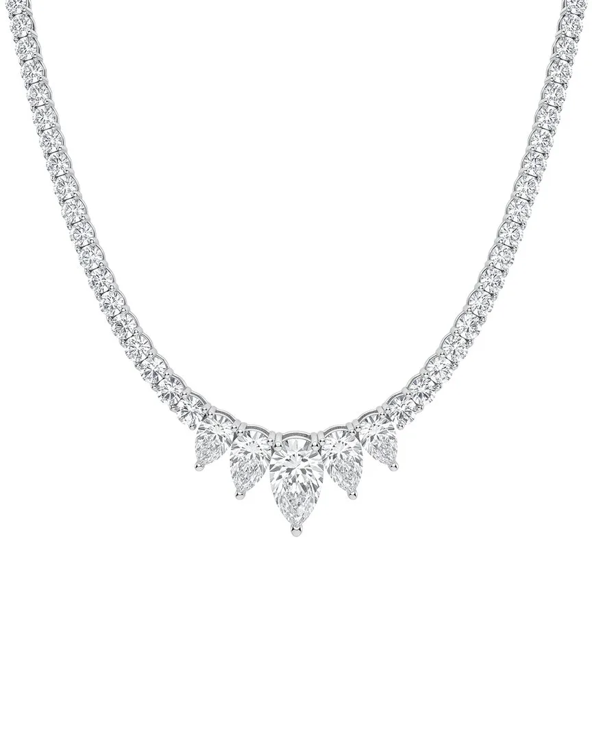14K 12.25 ct. tw. Lab-Grown Diamond Necklace by Elan Jewels