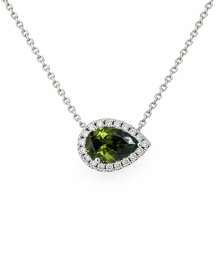 14K 1.14 ct. tw. Lab-Grown Diamond Pendant by Elan Jewels