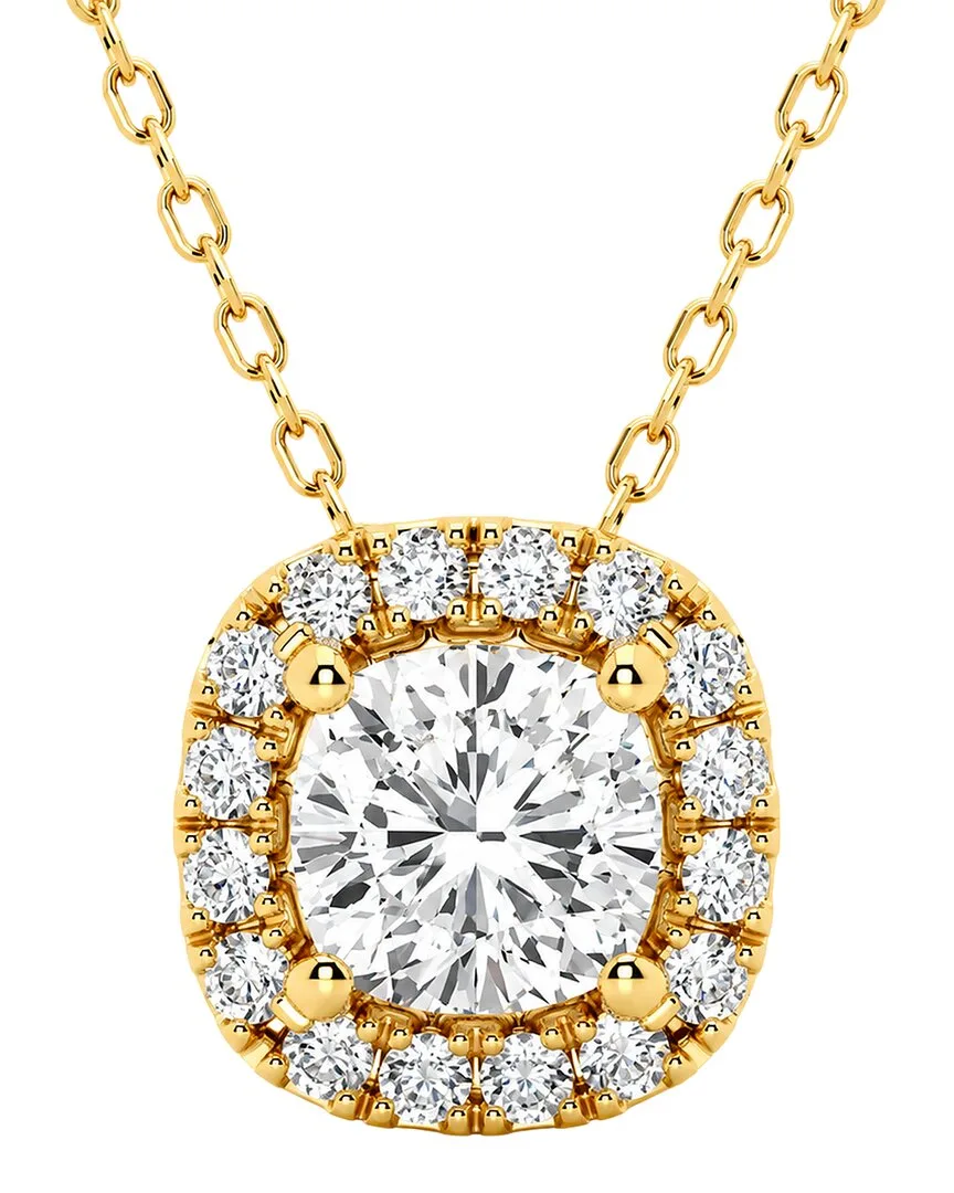 14K 0.79 ct. tw. Lab-Grown Diamond Pendant
