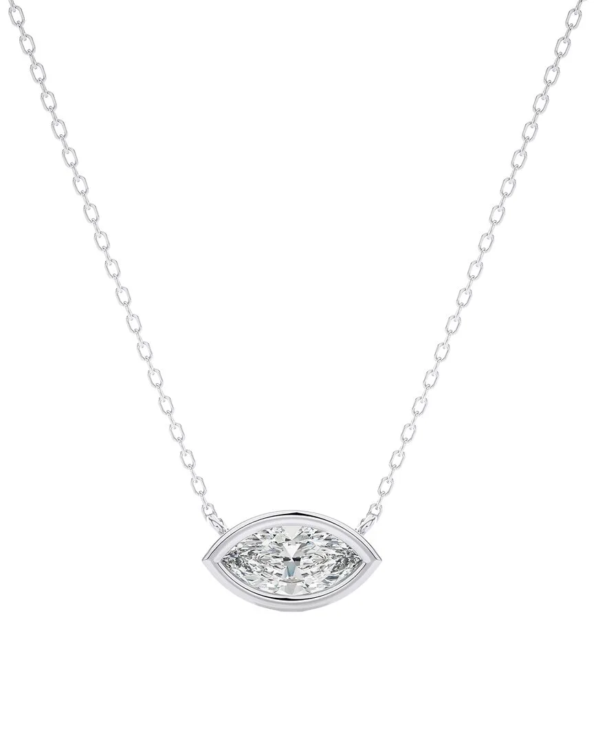 14K 2.10 ct. tw. Lab-Grown Diamond Solitaire Pendant